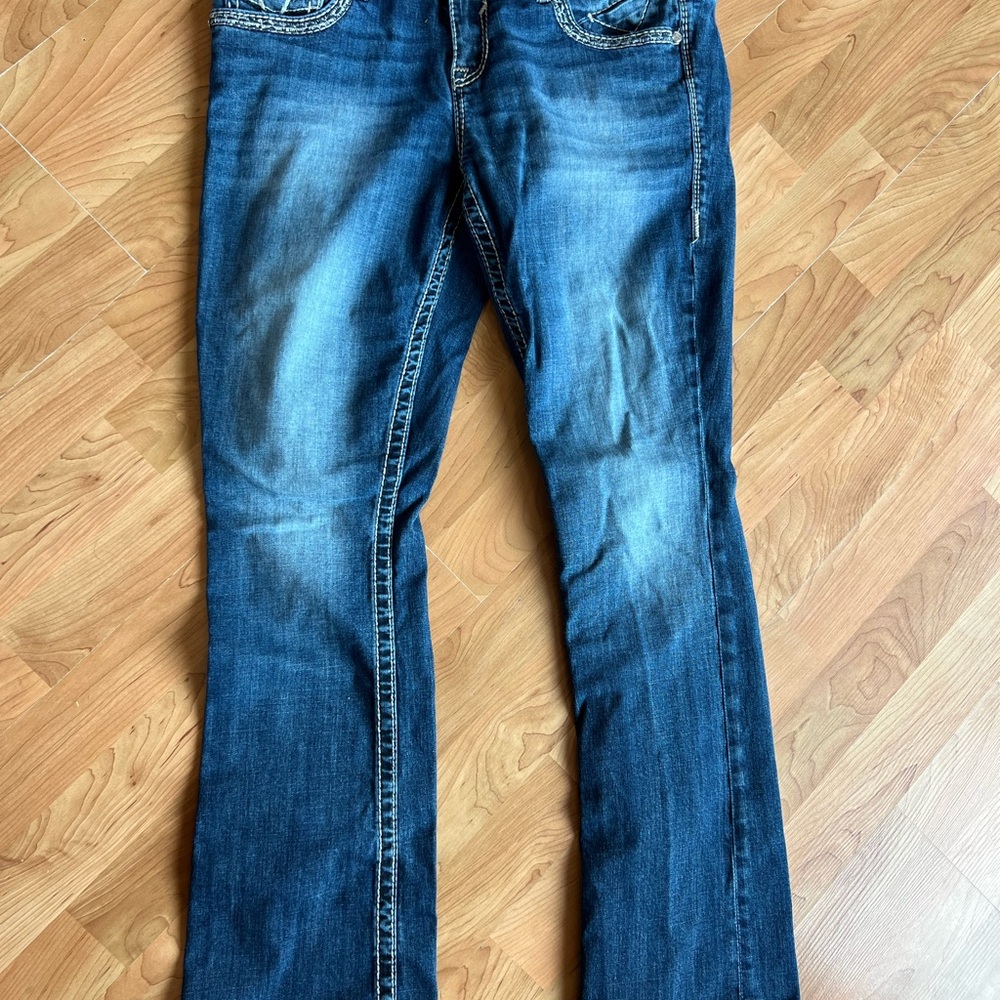 Vigoss Dark Blue Boot Cut Jeans size 13/14